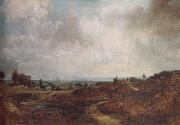 John Constable Hampstead Heath with London in the distance painting